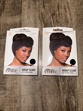 REVOLVE Wrap Scarf 60" Extra Long - Black